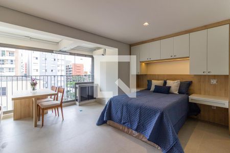 Kitnet/Studio de kitnet/studio para alugar com 1 quarto, 30m² em Cerqueira César, São Paulo
