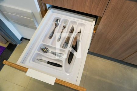 Detalhe cozinha de kitnet/studio à venda com 1 quarto, 28m² em Cerqueira César, São Paulo