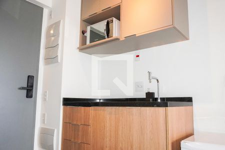 Cozinha de kitnet/studio à venda com 1 quarto, 28m² em Cerqueira César, São Paulo