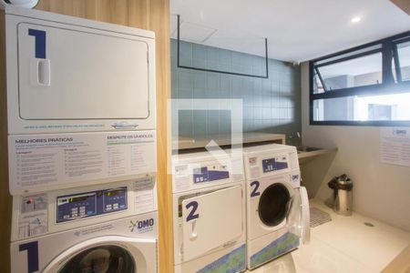 Lavanderia de kitnet/studio à venda com 1 quarto, 33m² em Vila Cordeiro, São Paulo