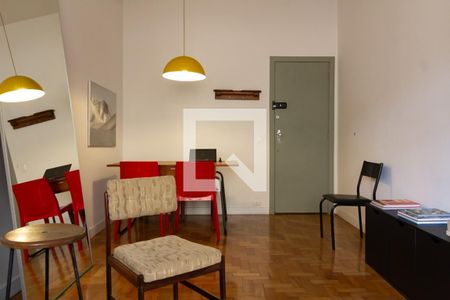 Sala de apartamento para alugar com 1 quarto, 51m² em Ipanema, Rio de Janeiro