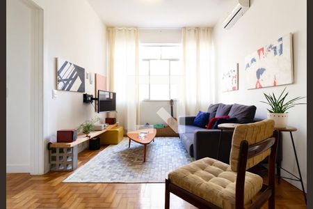 Sala de apartamento para alugar com 1 quarto, 51m² em Ipanema, Rio de Janeiro