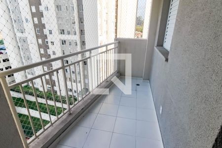 Varanda da Sala de apartamento para alugar com 2 quartos, 52m² em Jardim Monte Alegre, Taboão da Serra