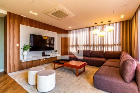 Área comum - Salão de festas de kitnet/studio à venda com 1 quarto, 27m² em Farroupilha, Porto Alegre