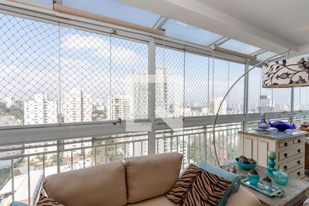 Varanda da Sala de apartamento à venda com 3 quartos, 169m² em Santo Amaro, São Paulo