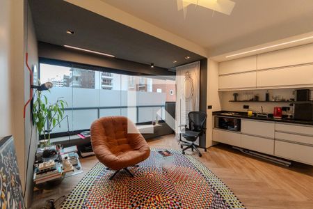 Sala de apartamento para alugar com 1 quarto, 40m² em Consolação, São Paulo