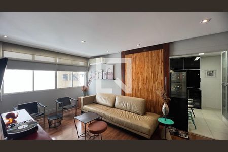 Sala de TV de apartamento para alugar com 3 quartos, 110m² em Pinheiros, São Paulo