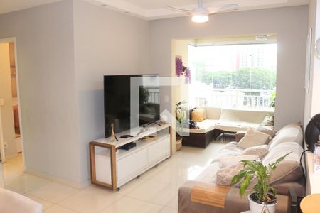 Sala de apartamento à venda com 2 quartos, 69m² em Olímpico, São Caetano do Sul