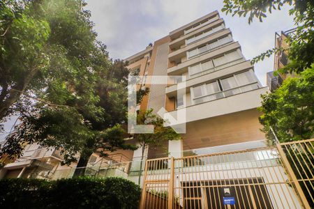 Fachada de apartamento à venda com 1 quarto, 87m² em Petrópolis, Porto Alegre