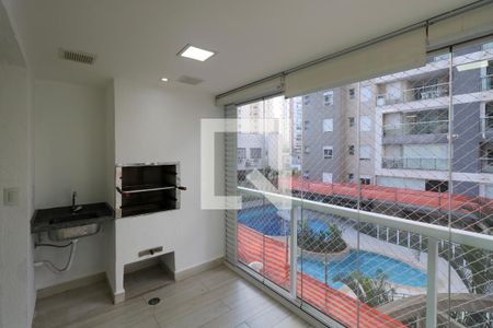 Varanda e Área de Serviço de apartamento para alugar com 2 quartos, 60m² em Osvaldo Cruz, São Caetano do Sul