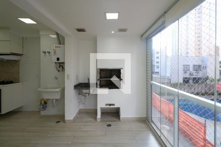 Varanda e Área de Serviço de apartamento para alugar com 2 quartos, 60m² em Osvaldo Cruz, São Caetano do Sul