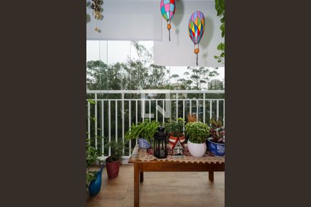 Varanda da Sala de apartamento à venda com 2 quartos, 47m² em Vila Andrade, São Paulo