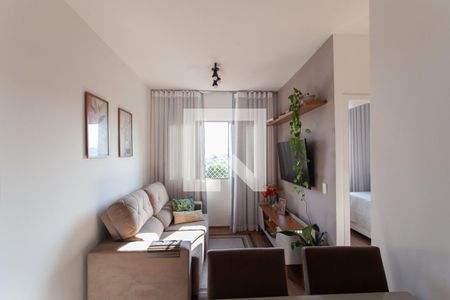 Sala de apartamento à venda com 2 quartos, 55m² em Planalto, Belo Horizonte