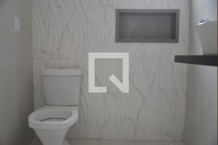 Banheiro Social de apartamento à venda com 2 quartos, 94m² em Vila América, Santo André