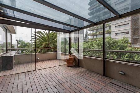Varanda da Sala de apartamento à venda com 4 quartos, 174m² em Mont’serrat, Porto Alegre
