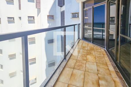 Varanda da Sala de apartamento para alugar com 4 quartos, 348m² em Centro, Guarujá