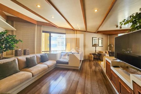 Sala de apartamento para alugar com 4 quartos, 348m² em Centro, Guarujá