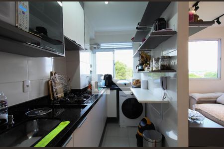 Cozinha de apartamento à venda com 2 quartos, 43m² em Parque Esmeralda, São Paulo