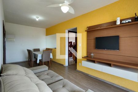 Sala de apartamento para alugar com 2 quartos, 70m² em Maracanã, Praia Grande