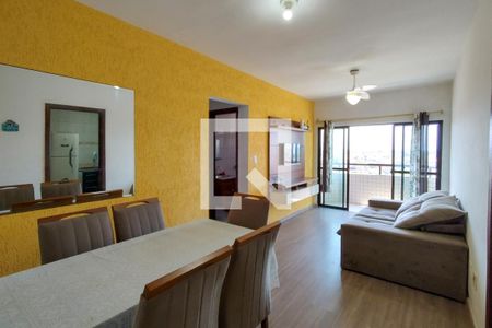 Sala de apartamento para alugar com 2 quartos, 70m² em Maracanã, Praia Grande