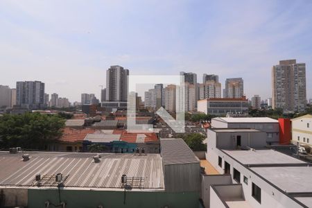 Vista da Sacada da Sala/Cozinha de apartamento à venda com 1 quarto, 27m² em Mooca, São Paulo