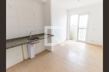 Sala/Cozinha de apartamento para alugar com 1 quarto, 27m² em Mooca, São Paulo