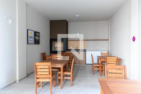 Área comum - Churrasqueira de apartamento para alugar com 1 quarto, 27m² em Guaianases, São Paulo