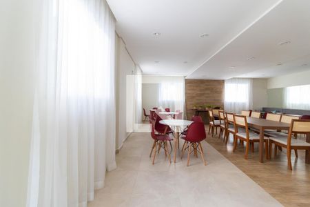 Área comum - Salão de festas de apartamento para alugar com 1 quarto, 27m² em Guaianases, São Paulo