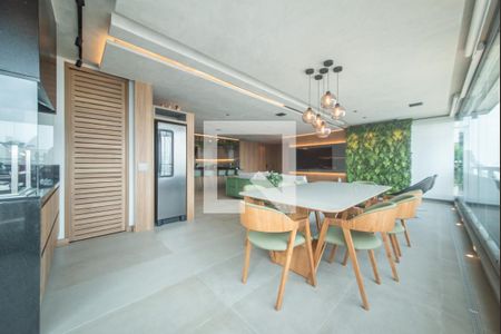 Sala - Varanda Gourmet de apartamento à venda com 3 quartos, 197m² em Jardim das Acacias, São Paulo