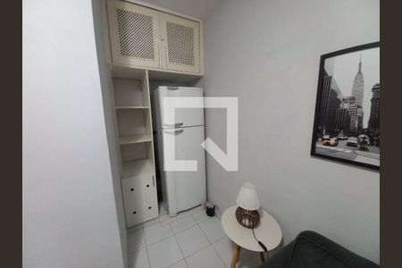 Sala de apartamento para alugar com 1 quarto, 26m² em Itararé, São Vicente