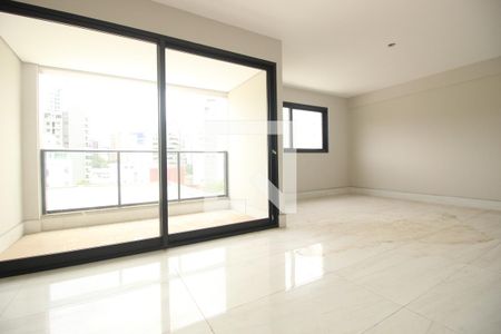 Sala de apartamento à venda com 3 quartos, 114m² em Serra, Belo Horizonte
