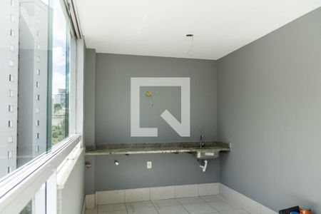 Varanda gourmet de apartamento para alugar com 3 quartos, 83m² em Buritis, Belo Horizonte