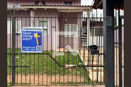 Fachada + Placa de apartamento à venda com 2 quartos, 56m² em Santo Andre, São Leopoldo