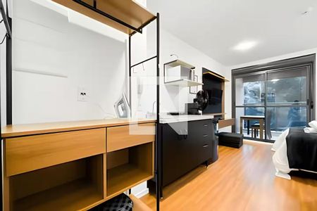Cozinha de apartamento à venda com 1 quarto, 28m² em Pinheiros, São Paulo