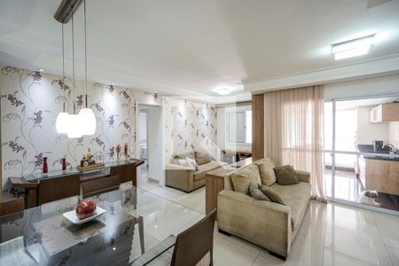 Sala de apartamento à venda com 3 quartos, 110m² em Chácara Califórnia, São Paulo