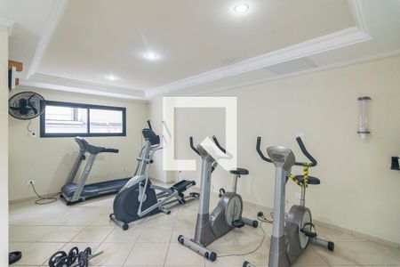 Área comum - Academia de apartamento à venda com 3 quartos, 93m² em Campestre, Santo André