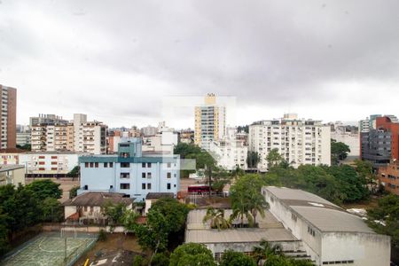 Vista da Sala de apartamento à venda com 1 quarto, 44m² em Menino Deus, Porto Alegre