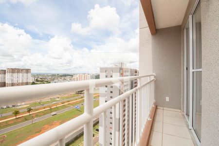 Sacada da Sala  de apartamento para alugar com 2 quartos, 54m² em Samambaia Sul (samambaia), Brasília
