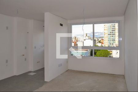 Sala de apartamento à venda com 1 quarto, 44m² em Menino Deus, Porto Alegre