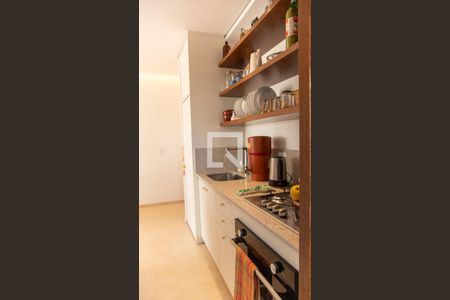 Cozinha de apartamento para alugar com 1 quarto, 35m² em Jardim Hipico, São Paulo