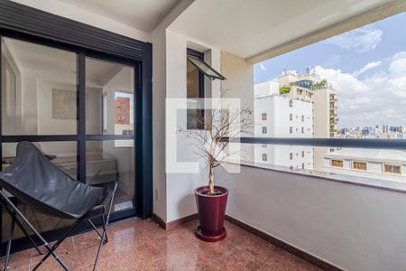 Varanda de apartamento para alugar com 2 quartos, 100m² em Cerqueira César, São Paulo