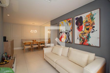 Sala de apartamento à venda com 3 quartos, 74m² em Vila Mangalot, São Paulo