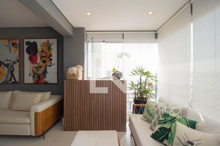 Varanda gourmet de apartamento à venda com 3 quartos, 74m² em Vila Mangalot, São Paulo