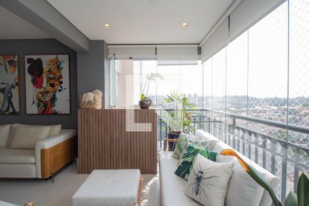 Varanda gourmet de apartamento à venda com 3 quartos, 74m² em Vila Mangalot, São Paulo