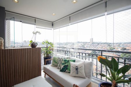Varanda gourmet de apartamento à venda com 3 quartos, 74m² em Vila Mangalot, São Paulo