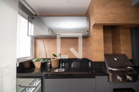 Varanda gourmet de apartamento à venda com 3 quartos, 74m² em Vila Mangalot, São Paulo