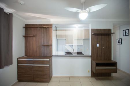 Detalhe Sala de apartamento para alugar com 2 quartos, 48m² em Quinta da Primavera, Ribeirão Preto