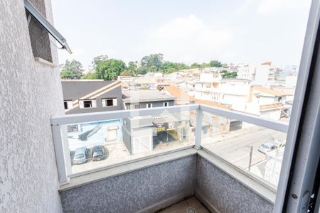 Varanda da Suíte de apartamento à venda com 2 quartos, 100m² em Jardim Santo Alberto, Santo André