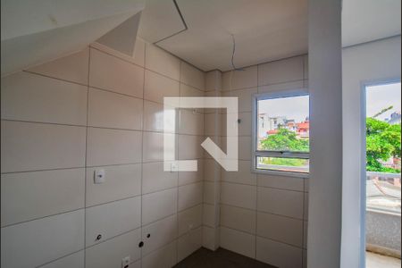 Cozinha de apartamento à venda com 2 quartos, 102m² em Jardim Santo Alberto, Santo André