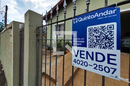 PLACA INSTALADA NA FACHADA de casa à venda com 5 quartos, 236m² em Jardim Samambaia, Campinas